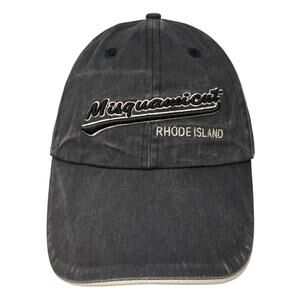 Misquamicut Rhode Island Baseball Cap Gray One Size Adjustable Jacobson Hat